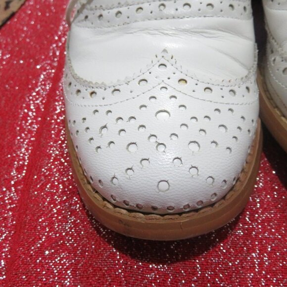 BOGO Blake Scott KATE White Oxford Loafers (Pedro Garcia Vibes!!) lace up 7.5 - Picture 2 of 12